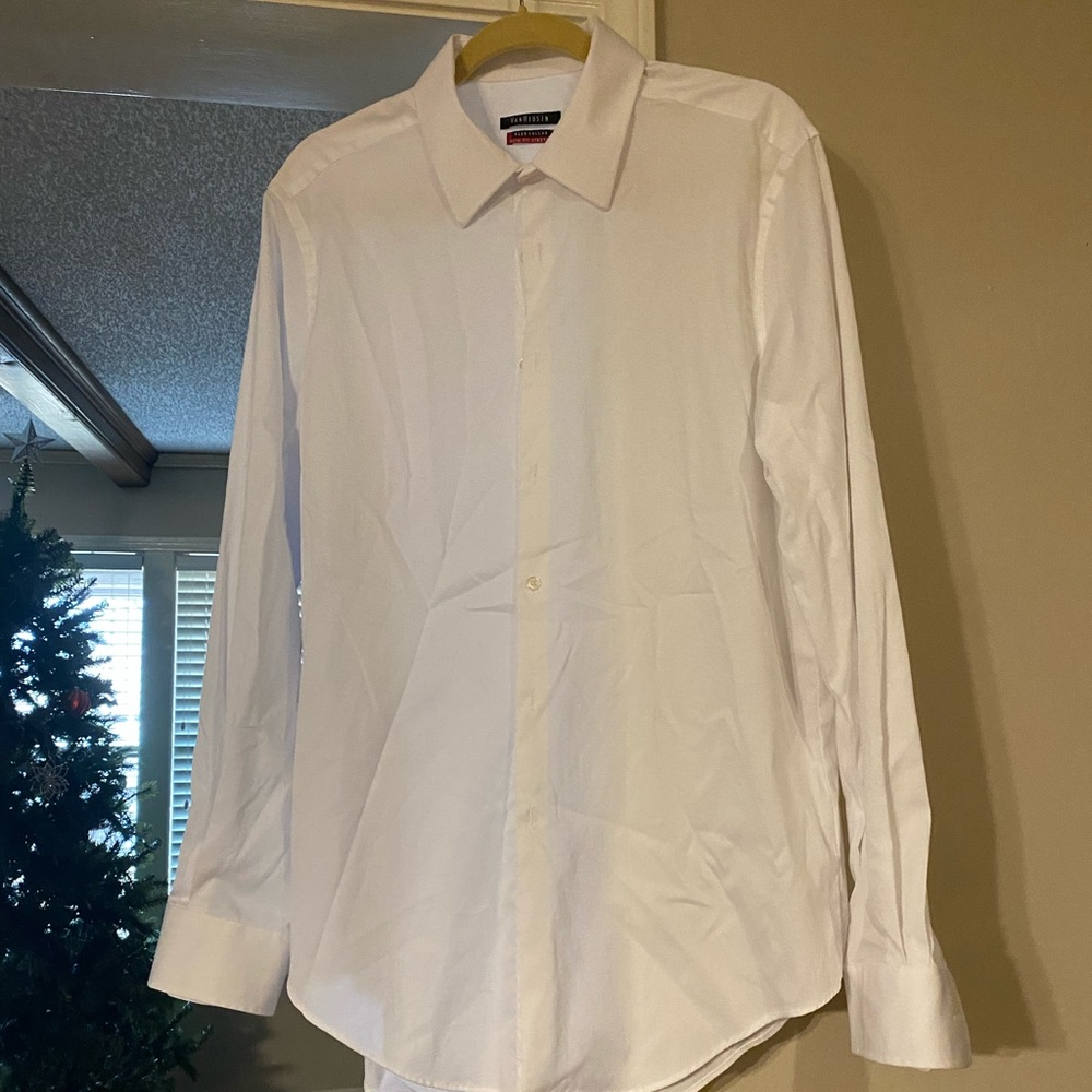 Van Heiden slim fit stretch flex collar dress shirt